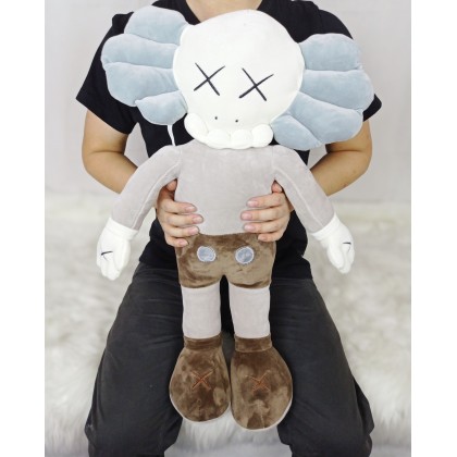 {M'SIA STOCK} KAWS（STRETCH COTTON）SOFT TOYS/PLUSH TOYS/KIDS TOYS 60CM 太空棉考斯芝麻街娃娃玩具公仔60厘米 Patung Beruang