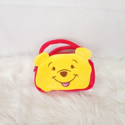 {M'SIA STOCK} CARTOON HANDBAG SOFT TOYS/PLUSH TOYS/KIDS TOYS 7INCH 21CM 精美卡通手提包娃娃玩具公仔 7寸 Anak Patung
