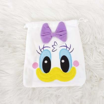{M'SIA STOCK} Big Size Cartoon Drawstring Pocket Mini Storage Bag Portable 21cm 卡通（大号）抽绳口袋/化妆包学生女可爱收纳包抽绳束口袋7寸 poket tali