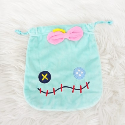 {M'SIA STOCK} Big Size Cartoon Drawstring Pocket Mini Storage Bag Portable 21cm 卡通（大号）抽绳口袋/化妆包学生女可爱收纳包抽绳束口袋7寸 poket tali