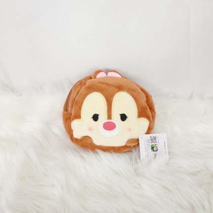 {M'SIA STOCK} TSUMTSUM COSMETIC BAG SOFTTOYS/PLUSHTOYS/KIDSTOYS 7INCH 21CM 叠叠乐化妆包娃娃玩具公仔 7寸 Patung Beruang