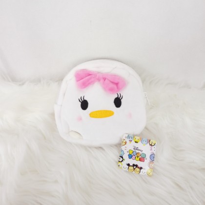 {M'SIA STOCK} TSUMTSUM COSMETIC BAG SOFTTOYS/PLUSHTOYS/KIDSTOYS 7INCH 21CM 叠叠乐化妆包娃娃玩具公仔 7寸 Patung Beruang