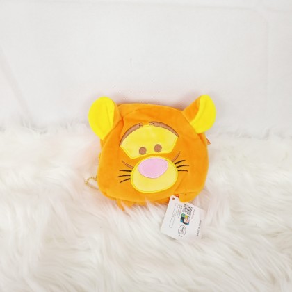 {M'SIA STOCK} TSUMTSUM COSMETIC BAG SOFTTOYS/PLUSHTOYS/KIDSTOYS 7INCH 21CM 叠叠乐化妆包娃娃玩具公仔 7寸 Patung Beruang