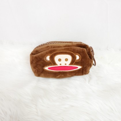 {M'SIA STOCK} Cartoon BIG ZIPPER Pencil Box SOFT TOYS/PLUSH TOYS/KIDS TOYS 7INCH 21CM 精美卡通大拉链铅笔盒娃娃玩具公仔 Patung Beruang