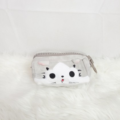 {M'SIA STOCK} Cartoon BIG ZIPPER Pencil Box SOFT TOYS/PLUSH TOYS/KIDS TOYS 7INCH 21CM 精美卡通大拉链铅笔盒娃娃玩具公仔 Patung Beruang