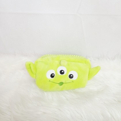 {M'SIA STOCK} Cartoon BIG ZIPPER Pencil Box SOFT TOYS/PLUSH TOYS/KIDS TOYS 7INCH 21CM 精美卡通大拉链铅笔盒娃娃玩具公仔 Patung Beruang