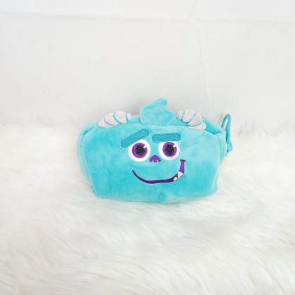 {M'SIA STOCK} Cartoon BIG ZIPPER Pencil Box SOFT TOYS/PLUSH TOYS/KIDS TOYS 7INCH 21CM 精美卡通大拉链铅笔盒娃娃玩具公仔 Patung Beruang