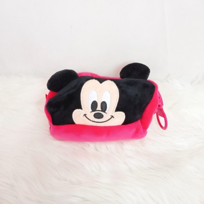 {M'SIA STOCK} Cartoon BIG ZIPPER Pencil Box SOFT TOYS/PLUSH TOYS/KIDS TOYS 7INCH 21CM 精美卡通大拉链铅笔盒娃娃玩具公仔 Patung Beruang