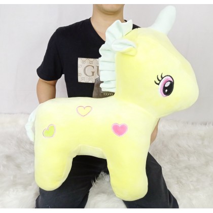 UNICORN（STRETCH COTTON） SOFTTOYS/PLUSHTOYS/KIDSTOYS 60CM 太空棉爱心独角马娃娃玩具公仔60厘米