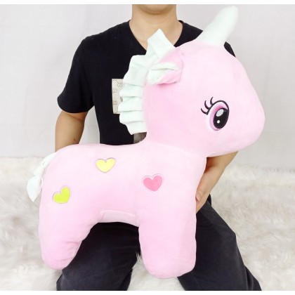 UNICORN（STRETCH COTTON） SOFTTOYS/PLUSHTOYS/KIDSTOYS 60CM 太空棉爱心独角马娃娃玩具公仔60厘米