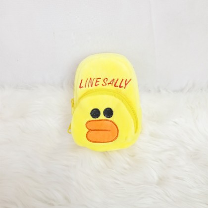 {M'SIA STOCK} CARTOON COIN PURSE BAG SOFTTOYS/PLUSHTOYS/KIDSTOYS 6INCH 18CM 卡通拉链扣包娃娃玩具公仔 6寸 Patung Beruang