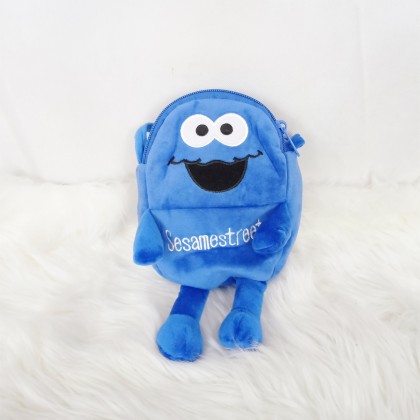 {M'SIA STOCK} CARTOON DOUBLE-LAYER ZIPPER BAG SOFTTOYS/PLUSHTOYS/KIDSTOYS 7INCH 21CM 卡通双层零钱包娃娃玩具公仔 7寸 Patung Beruang
