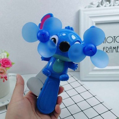 {M'SIA STOCK} Cartoon Hand Pressure Fan Manual Convenient/Windy Mini Hand Fan 便携式卡通手压风扇 Kipas Tangan