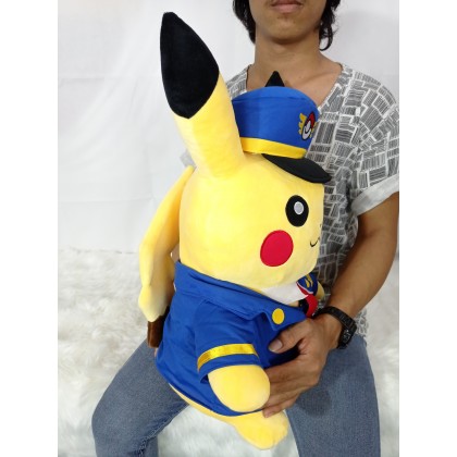 CAPTAIN PIKACHU SOFTTOYS/PLUSHTOYS/KIDSTOYS 50CM 机长皮卡丘娃娃玩具公仔50厘米