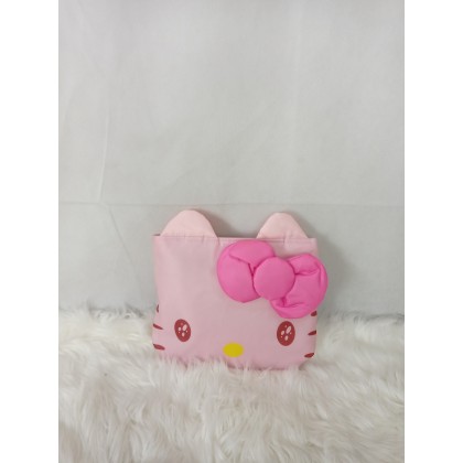 {READY STOCK} CARTOON SMALL HANDY BAG 21cm 7inch 卡通手拿包手提帆布袋小拎包便当袋 7寸Beg Shopping
