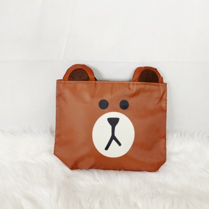 {READY STOCK} CARTOON SMALL HANDY BAG 21cm 7inch 卡通手拿包手提帆布袋小拎包便当袋 7寸Beg Shopping