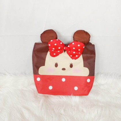 {READY STOCK} CARTOON SMALL HANDY BAG 21cm 7inch 卡通手拿包手提帆布袋小拎包便当袋 7寸Beg Shopping