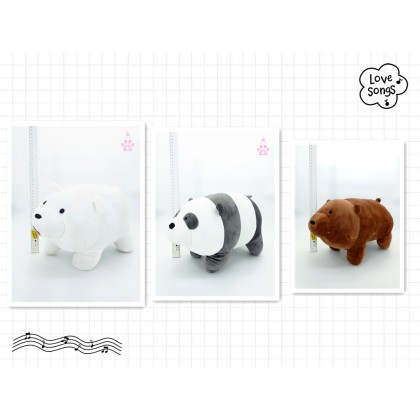 WE BARE BEAR SOFTTOYS/PLUSHTOYS/KIDSTOYS 25-35CM 咱们裸熊/站三只熊娃娃玩具公仔25厘米-35厘米 WE BARE BEAR SOFTTOYS/PLUSHTOYS/KIDSTOYS 25-35CM 咱们裸熊/站三只熊娃娃玩具公仔25厘米-35厘米