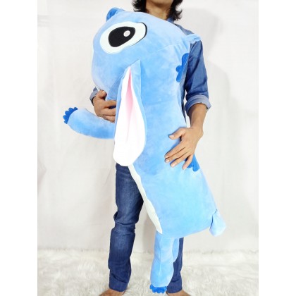 COUPLE STITCH（STRETCH COTTON）Long Pillow SOFTTOYS/PLUSHTOYS/KIDSTOYS/DOLL 120CM 趴姿史迪奇太空棉娃娃玩具公仔120厘米