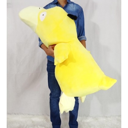 PSYDUCK (STRETCH COTTON) SOFTTOYS/PLUSHTOYS/KIDSTOYS/DOLL 80CM 趴姿可达鸭(太空棉)娃娃玩具公仔80厘米 PSYDUCK (STRETCH COTTON) SOFTTOYS/PLUSHTOYS/KIDSTOYS/DOLL 80CM 趴姿可达鸭(太空棉)娃娃玩具公仔80厘米