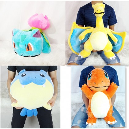 {M'SIA STOCK} Charmander/Spheal/Charizard/Bulbasaur SOFT TOYS/PLUSH TOYS/KIDS TOYS 50CM 小火龙/妙蛙种子/海豹球/喷火龙宝可梦娃娃玩具公仔50厘米