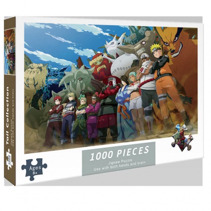 {M'SIA STOCK} 1000pcs Mini Puzzles 75*50cm Educational Jigsaw Puzzle One Piece/Naruto 成人1000片海贼王/火影忍者益智拼图玩具Kartun Jigsaw