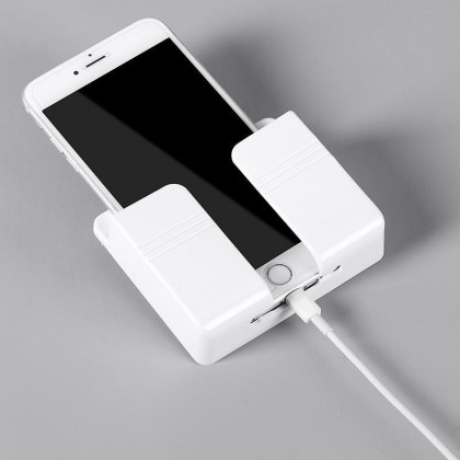 {READY STOCK} Wall Mounted Mobile Phone Charging Holder Remote Control Air Conditioner Storage Box Case Rack 粘贴式无痕手机充电支架 {READY STOCK} Wall Mounted Mobile Phone Charging Holder Remote Control Air Conditioner Storage Box Case Rack 粘贴式无痕手机充电支架