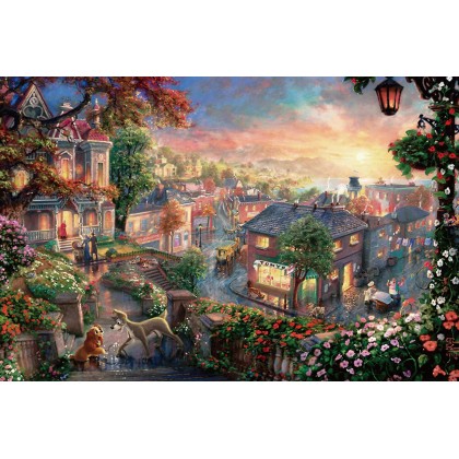 1000pcs Mini Puzzles DIY Educational Jigsaw Framed Puzzle 成人1000片 彩虹地球星空圆形 益智卡通定制平面拼图玩具
