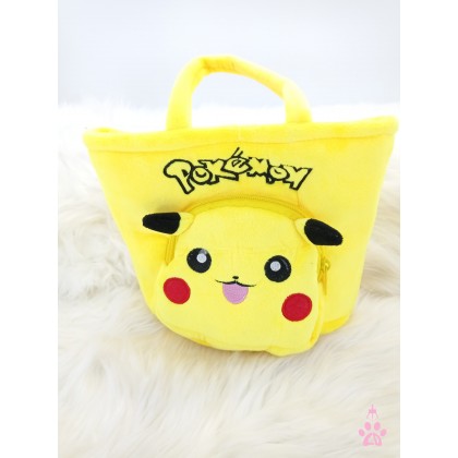 Winnie The Pooh/Peppa Pig/Rilakkuma/Line/Hello Kitty Handbag SoftToys/PlushToys/KidsToys 8inch 24cm 卡通维尼/小猪佩奇/轻松熊手提包包娃娃玩具公仔 8寸
