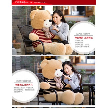 Dress Teddy Bear SOFTTOYS/PLUSHTOYS/KIDSTOYS/DOLL 80CM 毛衣泰迪熊娃娃玩具公仔80厘米