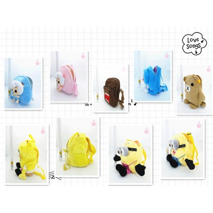 Disney/Marvel/Peppa Pig School Bag  SoftToys/PlushToys/KidsToys 25-35cm 迪士尼/复仇者/小猪佩奇学校包包娃娃玩具公仔25厘米-35厘米
