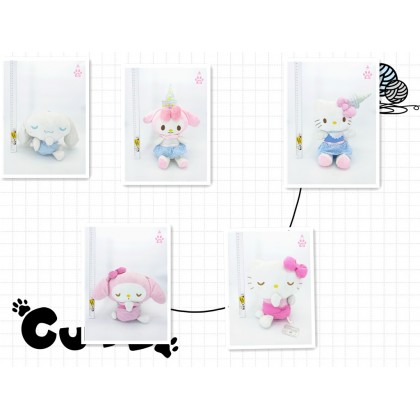 Sleepy Hello Kitty/Melody/Cinnamoroll SoftToys/PlushToys/KidsToys 25-35cm凯蒂猫/美乐蒂/玉桂狗娃娃玩具公仔25厘米-35厘米