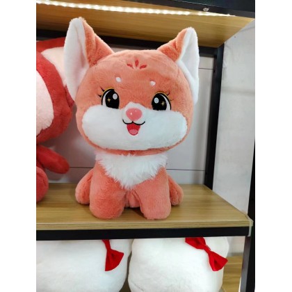 Cutie Smiling Fox 45cm   萌萌微笑狐狸妹妹 45厘米