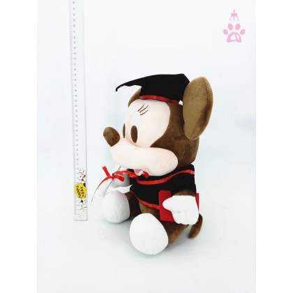 Doraemon/Stitch/Minnie/Rilakkuma/Pikachu Graduation SoftToys/PlushToys/KidsToys 25-35cm  叮当/史迪奇/米妮/轻松熊/皮卡丘毕业娃娃玩具公仔25厘米-35厘米