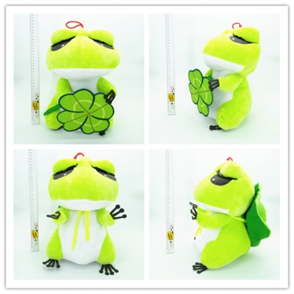 Travel Frog SoftToys/PlushToys/KidsToys 25-35cm  旅行青蛙娃娃玩具公仔25厘米-35厘米