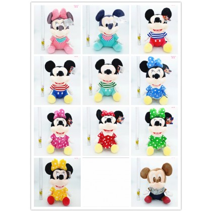 Disney Mickey Mouse Minnie SoftToys/PlushToys/KidsToys 25-35cm  迪士尼米奇米妮娃娃玩具公仔25厘米-35厘米