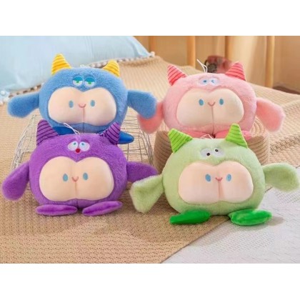カシャカシャおもちゃNo.39 百面相にゃんこ（ピンク）