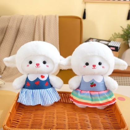Flower Skirt Sheep 7INCH 21CM 花裙小绵羊 7寸 21厘米 Flower Skirt Sheep 7INCH 21CM 花裙小绵羊 7寸 21厘米