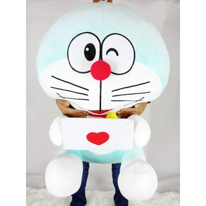 {M'SIA STOCK} Doraemon SoftToys/PlushToys/KidsToys 70cm 信封哆啦A梦/叮当娃娃玩具公仔70厘米 Patung Beruang