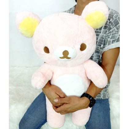 {M'SIA STOCK} Rilakkuma SoftToys/PlushToys/KidsToys 60cm 毛绒彩色轻松熊娃娃玩具公仔60厘米 Patung Beruang