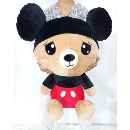 {M'SIA STOCK} DISNEY MICKEY MINNIE BEAR SOFT TOYS/PLUSH TOYS/KIDS TOYS 70CM 带帽米奇米妮熊娃娃玩具公仔 70厘米 Anak Patung {M'SIA STOCK} DISNEY MICKEY MINNIE BEAR SOFT TOYS/PLUSH TOYS/KIDS TOYS 70CM 带帽米奇米妮熊娃娃玩具公仔 70厘米 Anak Patung