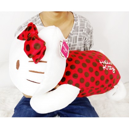 {M'SIA STOCK} Hello Kitty SoftToys/PlushToys/KidsToys 50cm 波点凯蒂猫娃娃玩具公仔50厘米 Patung Beruang